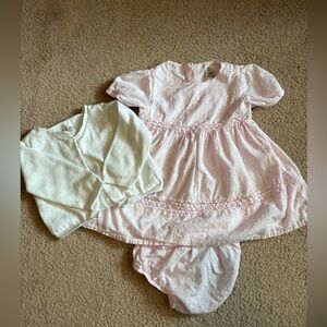 Carters baby girl dress & cardigan